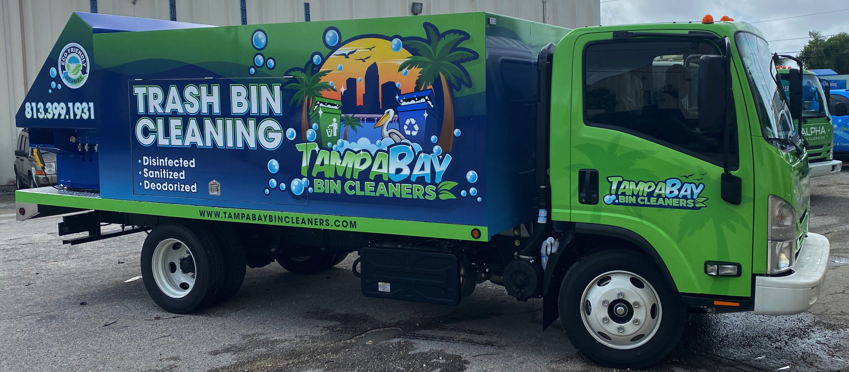 TAMPA BAY BIN CLEANERS TRUCK